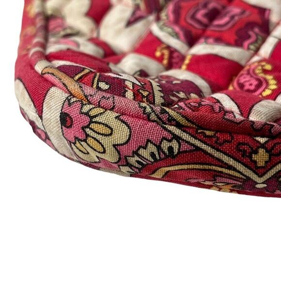 Vera Bradley Rosy Posies Tablet Sleeve eReader Cover Quilted Red Pink Case - Picture 12 of 16